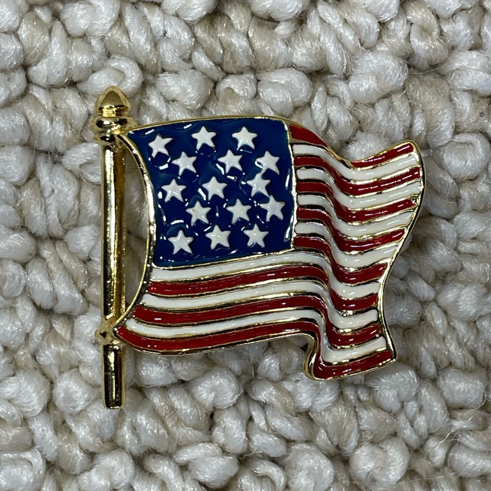Smithsonian Institution American Flag pin